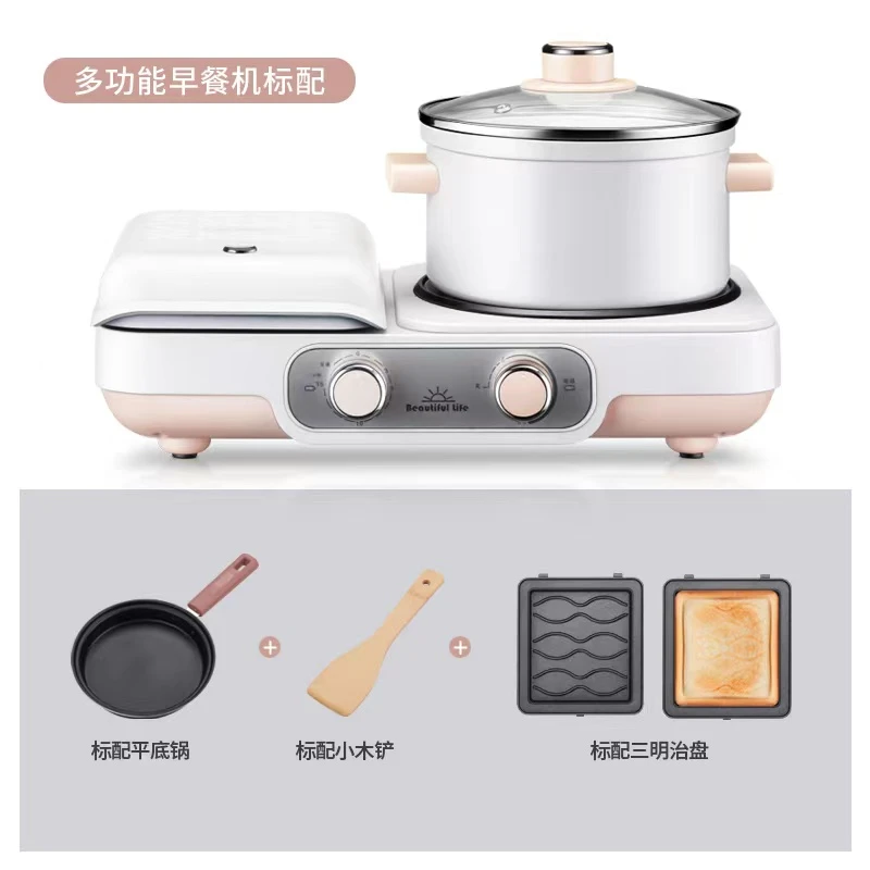 多功能家用三明治机早餐机烤面包轻食机KF192-D网红双面神器