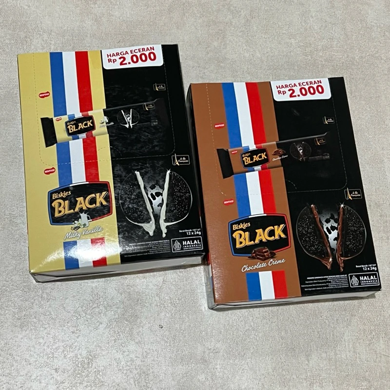 BISKIES BLACK 思莱宝 巧克力夹心饼干   CHOCOLATE CREME