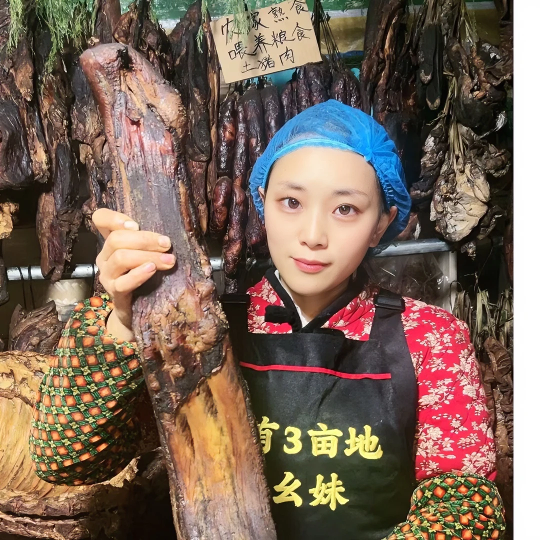 农村粮食猪宝腊肉，硬腊，带骨五花腊肉包邮所见即所得
