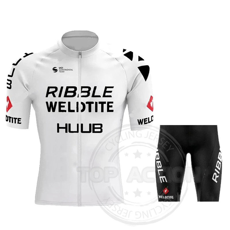 HUUB骑行服男款夏季短袖吸汗透气速干户外白色山地自行车网眼上衣