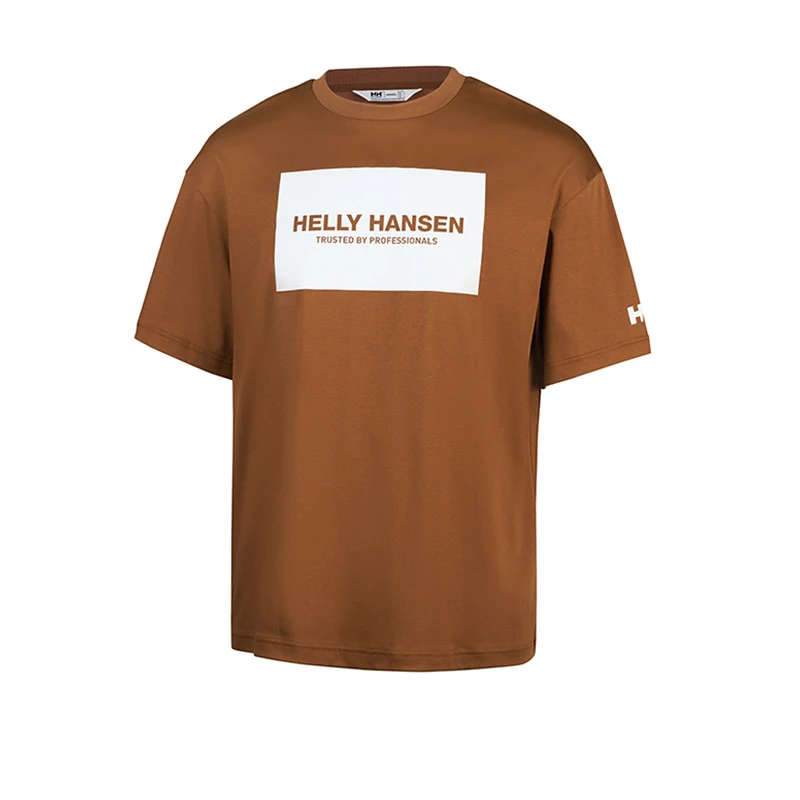 HELLY HANSEN/HH男士针织短袖T恤衫春夏款圆领棉质宽松HC1ALTS23M