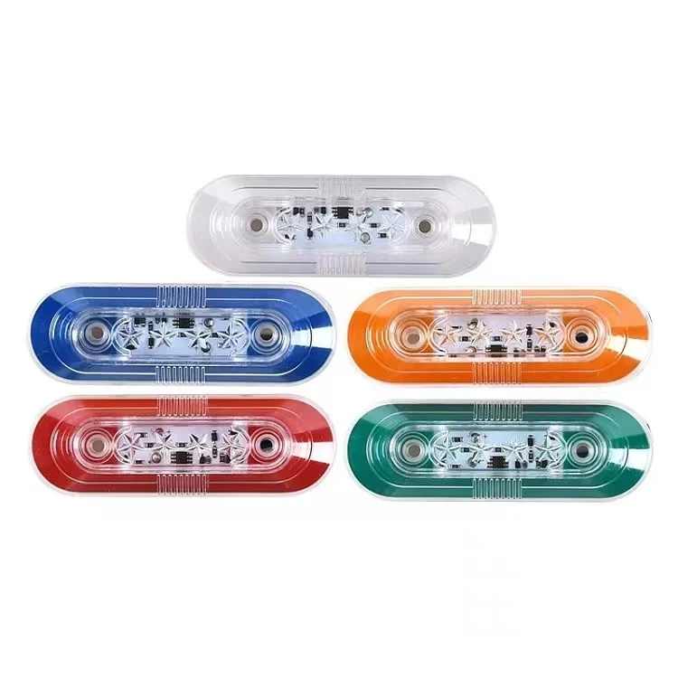 12V24欧洲卡车高亮食人鱼边灯信号房越野车COB导光示宽灯转向侧灯