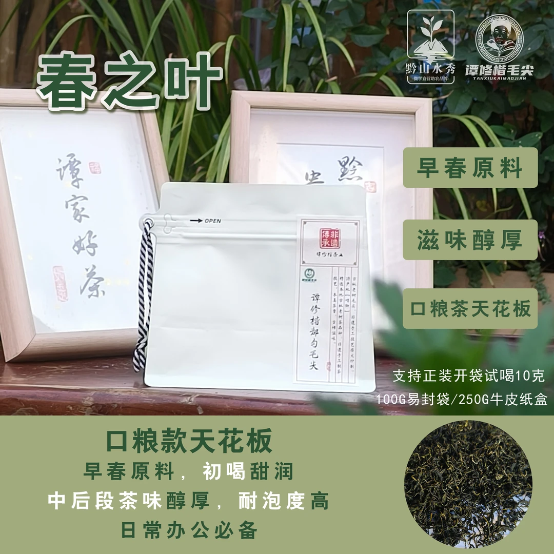 25年【春之叶】谭修楷毛尖 高山云雾毛尖 纯手工春茶
