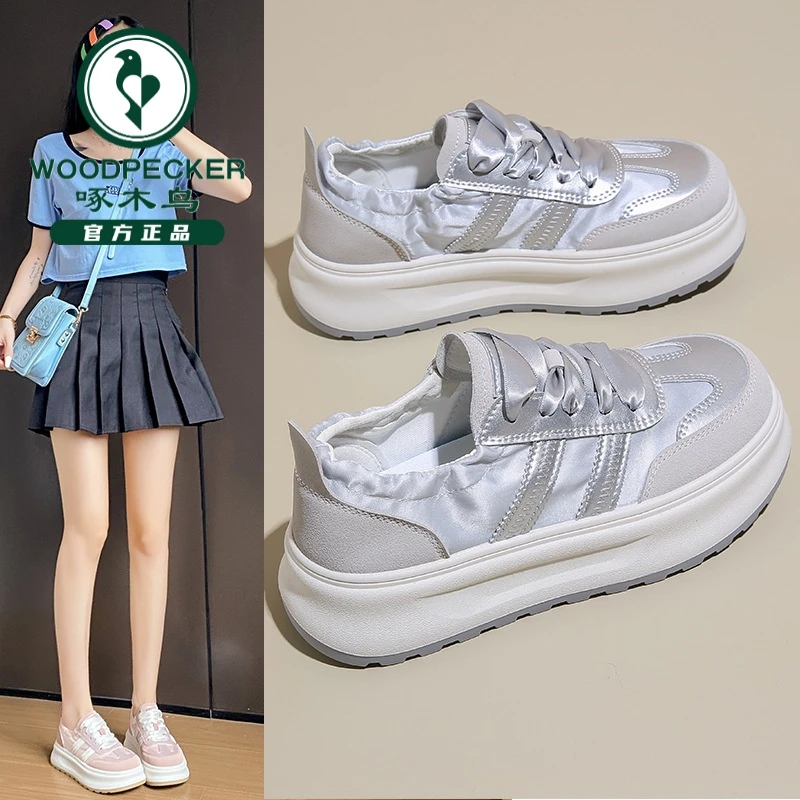 啄木鸟小白鞋子女夏季新款韩版学生休闲女鞋运动百搭板鞋街拍