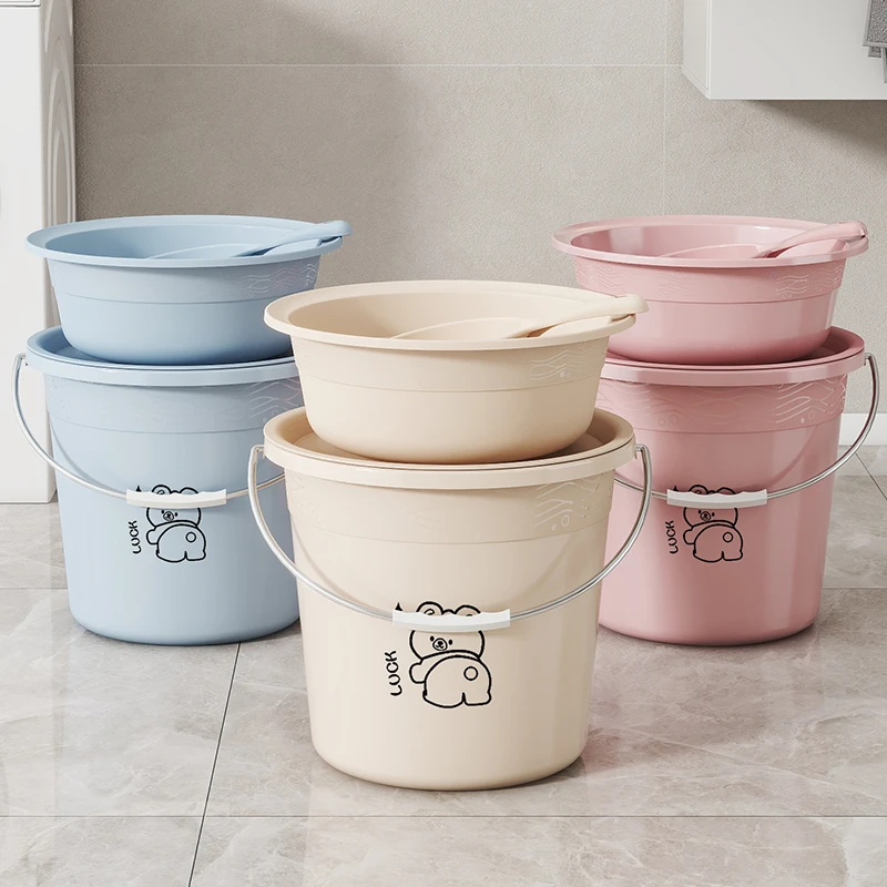 水桶学生宿舍洗澡洗衣服泡脚多功能家用储水用桶大容量手提耐高温