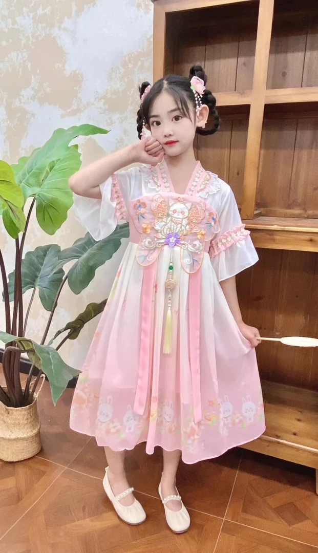 主播过款601-800女童夏季汉服裙