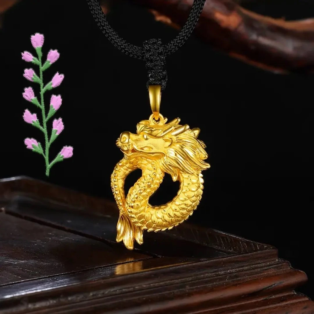 合金吊坠 时尚精品  小盘龙吊坠