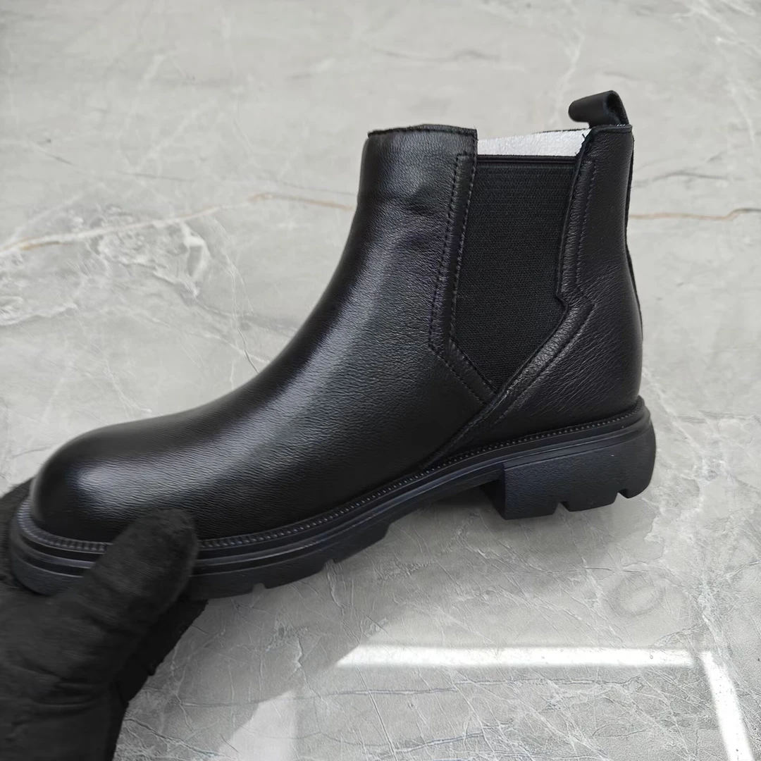 d（孤品）37码粗跟女靴(羊皮)42595