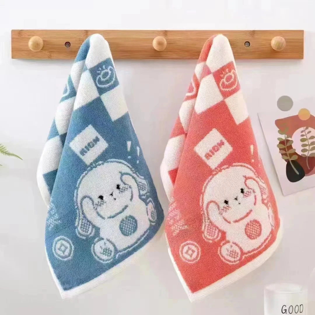 【微瑕】5条装新疆长绒棉儿童纯棉毛巾不掉毛不掉色成人家用洗脸