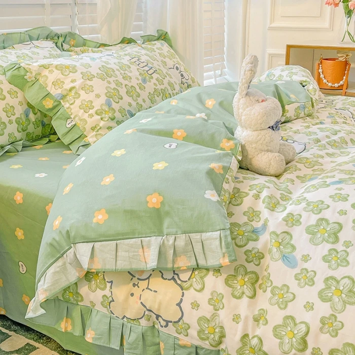 【花边四件套/颜色随机】2*2.3+-5/以直播间介绍为准