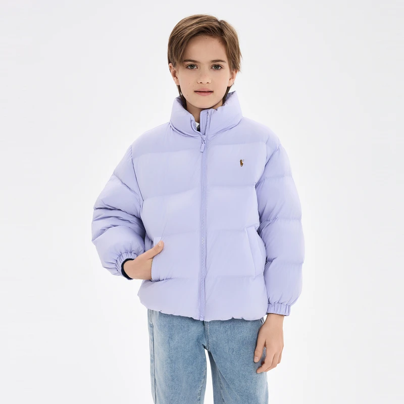 POLOWALK童装2025秋季冬季新款立领长袖男童羽绒服C9XW441K0101