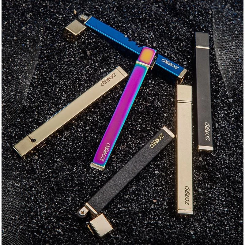 耐用纯铜三头照明ZORRO打火机迷你充气男士创意个性创磨砂松弛感