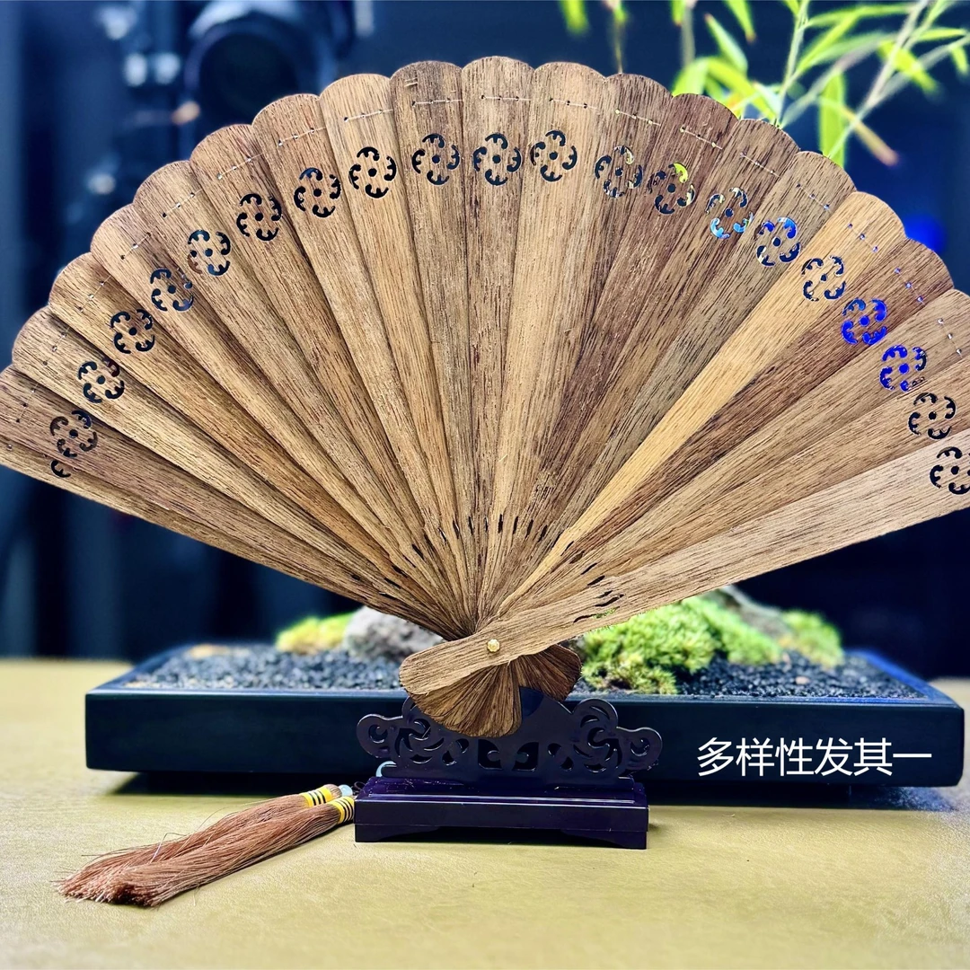 柒月严选沉香—越南芽庄香扇,收藏盒+布袋,好看,随身多样性发其一