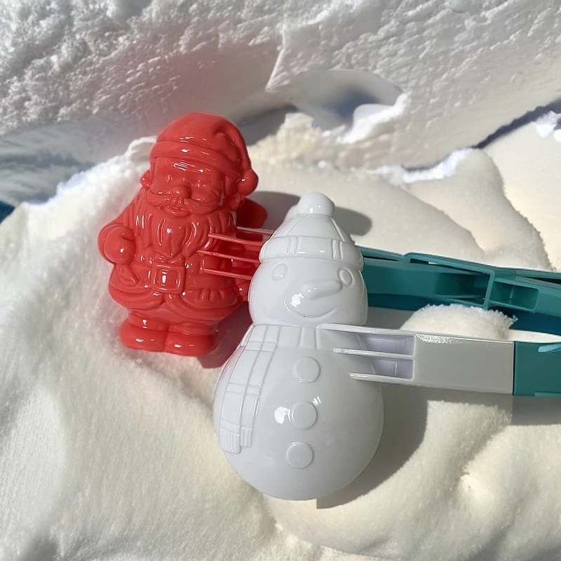 大号雪人夹子大号圣诞老人夹子两把装雪夹子夹雪器