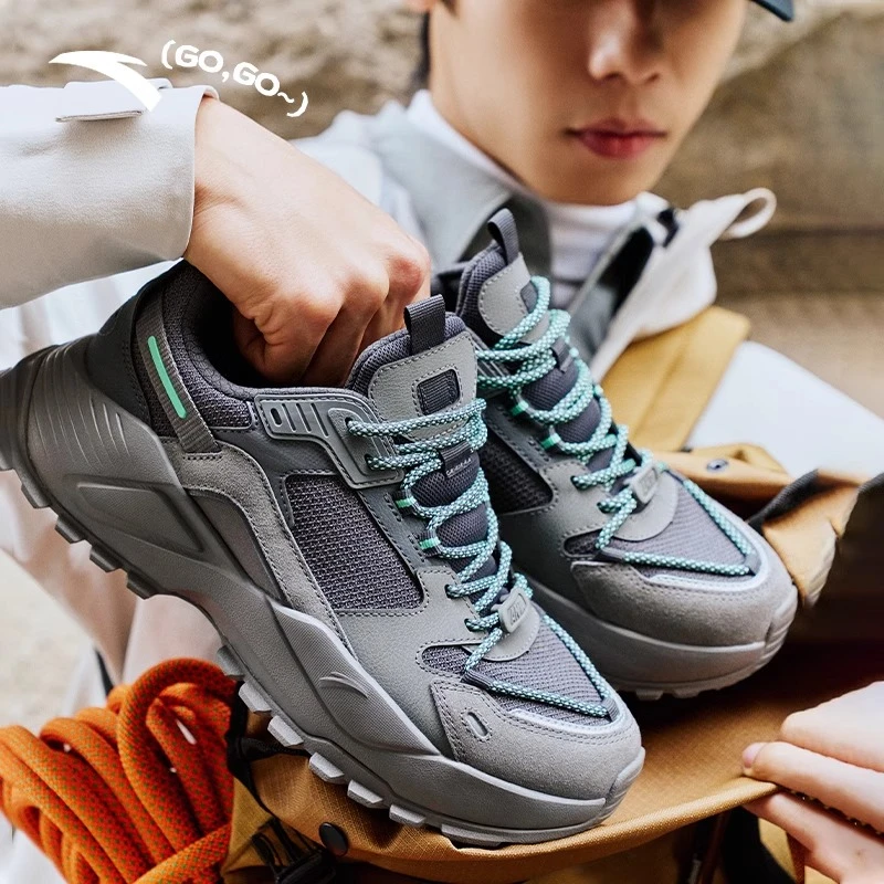 安踏星川丨老爹鞋休闲鞋女鞋潮流春季厚底复古露营鞋户外运动鞋子