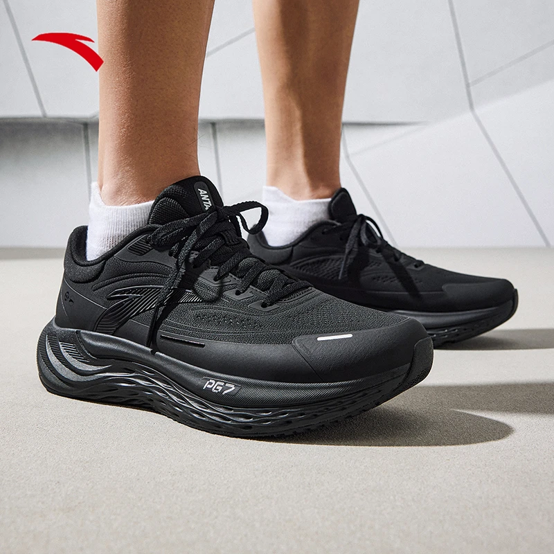 安踏PG7旅步跑鞋男女秋季流光风软底缓震透气运动训练跑步鞋