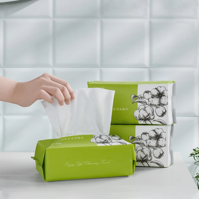 [水星家纺·严选]洗脸巾·抽取式加厚柔软亲肤家用棉柔巾擦脸洁面巾