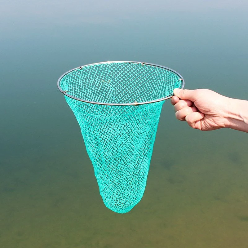 抄网头网兜捞鱼网不锈钢丝抄网圈全套加深大物鱼网高级捞虾网渔具