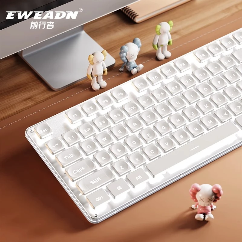 前行者GX710静音无线键盘蓝牙机械手感办公电竞游戏无线单键盘