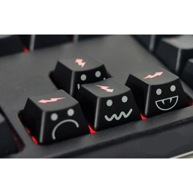 闪电娃ABS个性透光键帽 wasd 方向键上下左右ABS机械键盘用游戏