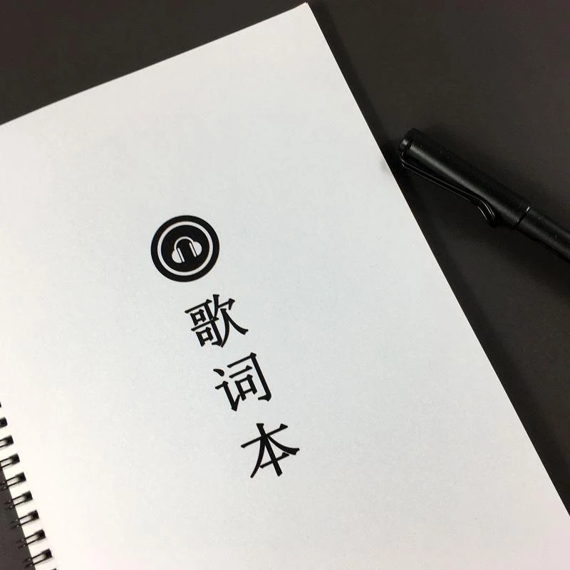 新疆包邮【小扬哥推荐】歌词本2023热门流行音乐初高中大学生行楷