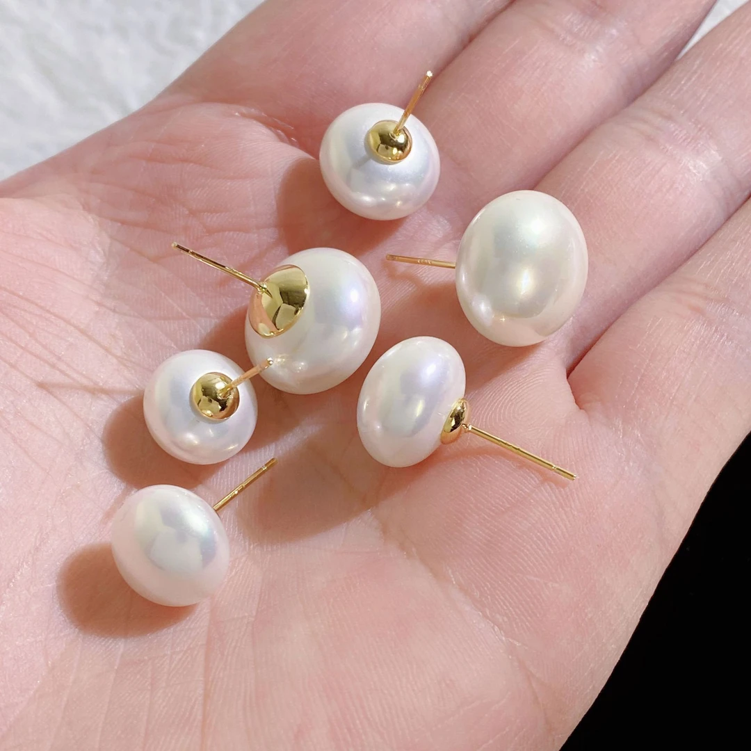 铜合金耳饰 法式14mm复古博主同款耳环女 小众设计感气质