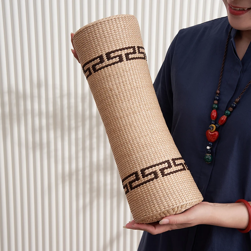 【非遗长寿枕】高档草编枕头夏季清凉护颈枕助眠枕精品母亲节礼物