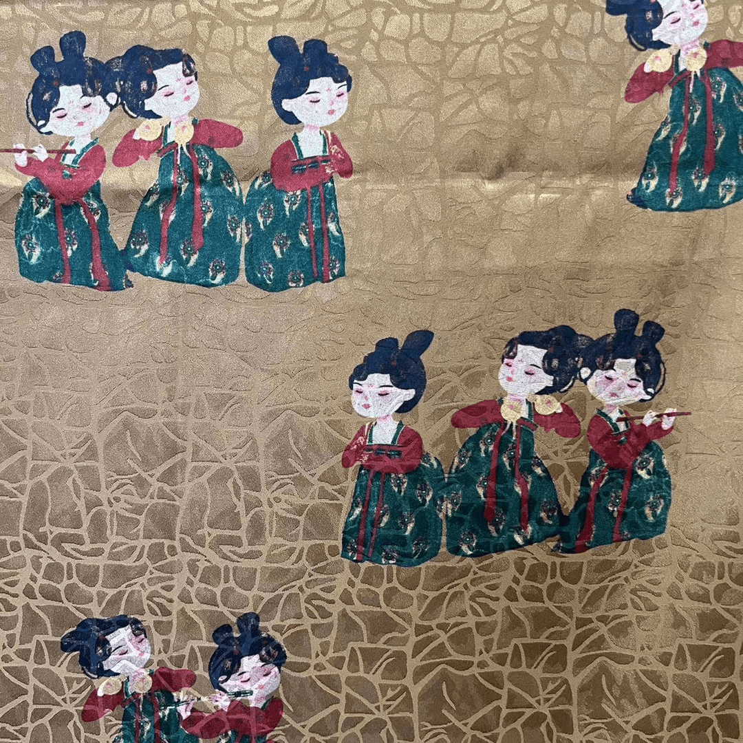 C758 小唐人 140*140胡丝老料高端香云丝巾围巾披肩百搭