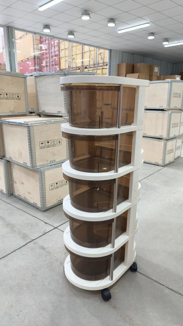 高颜值小推车置物架宿舍卧室可移动收纳架子多层抽屉式整理储物架