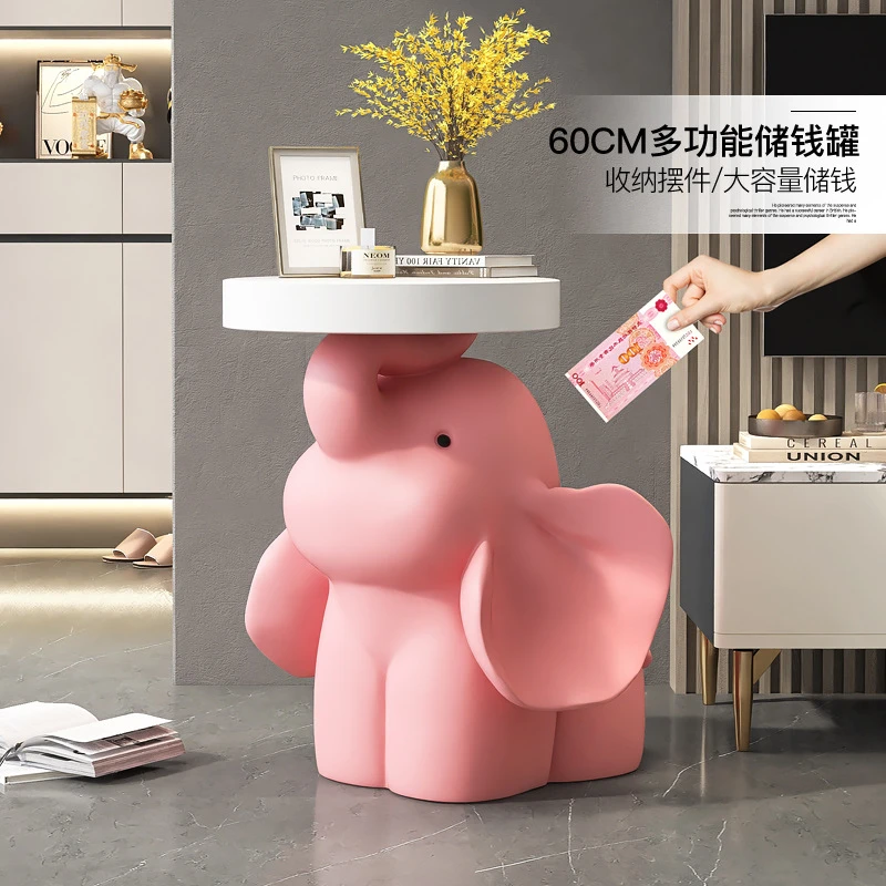 奶油风可爱存钱罐摆件客厅实用装饰品成人大号储钱蓄罐只进不出