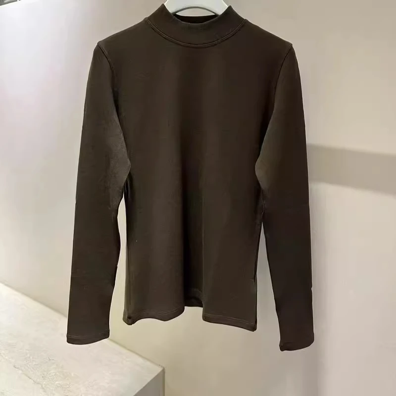 CAYLA  半高领慕斯云朵打底衫