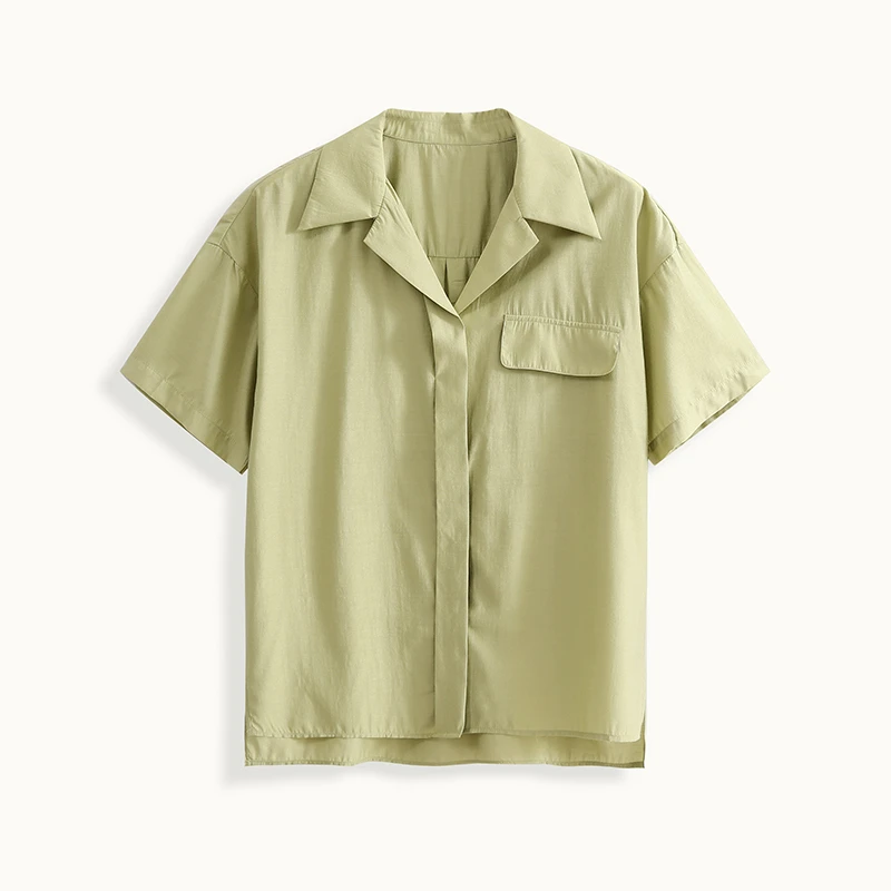 mallcezz/麦呈莱赛尔短袖衬衫23BS039