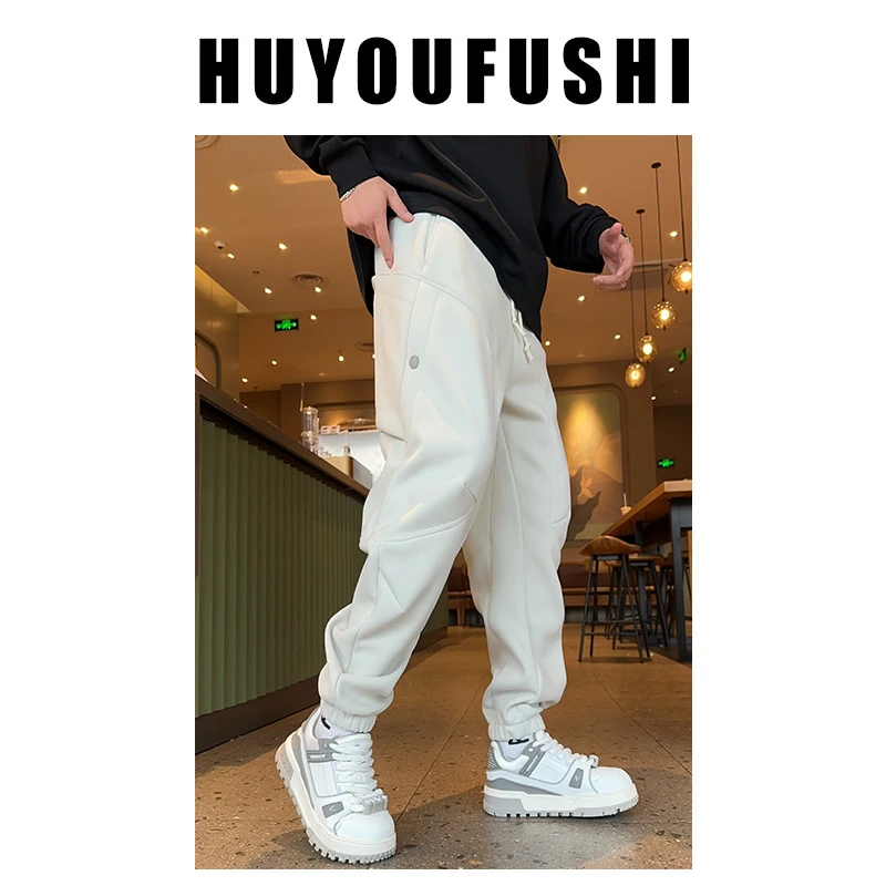 LKT.NINE春秋潮牌束脚休闲卫裤男秋季高街青少年休闲裤百搭长裤潮