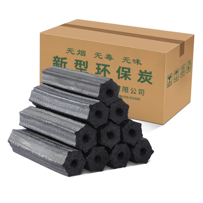 烧烤木炭家用无烟碳烤肉碳烧烤炉专用碳机制竹炭块速燃果木炭商用