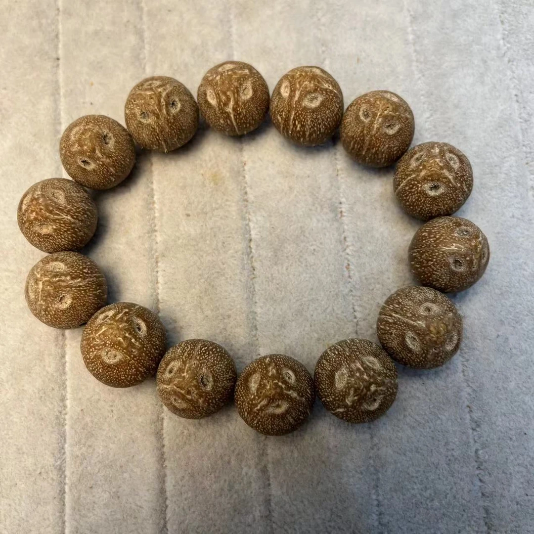 原生态紫金鼠17mm菩提子佛珠手串前鼠后猫男女款手串精品文玩