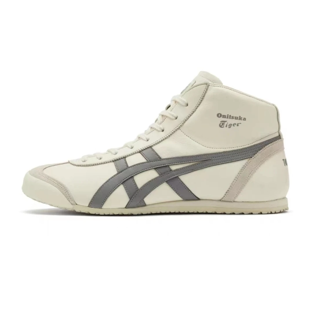 鬼塚虎[新品]MID RUNNER男女高帮休闲鞋1183B812-200女款板鞋百搭