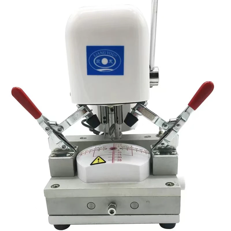 良友眼镜镜片打孔机三孔机带模板加紧