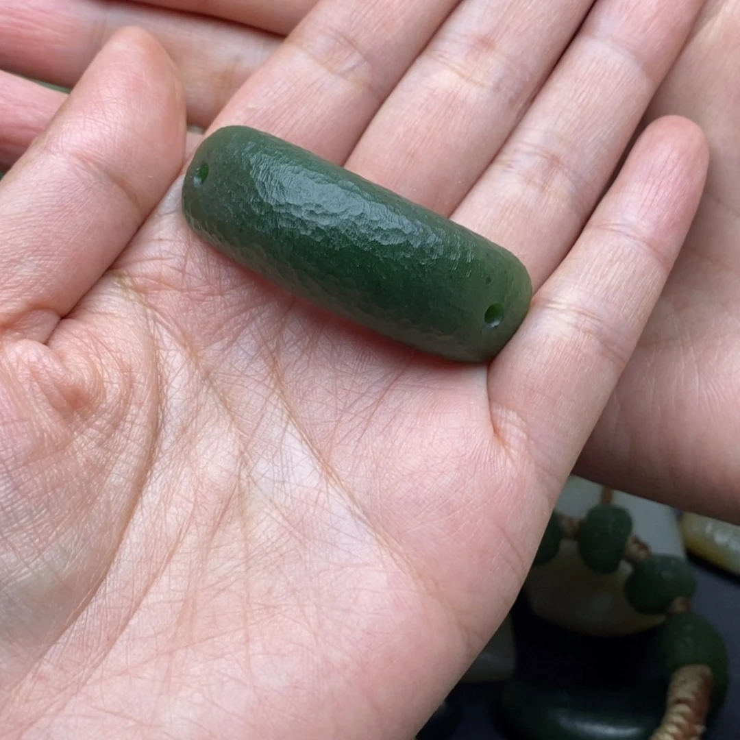 【闪购商品】和田玉（碧玉）手链未镶嵌迪**妈