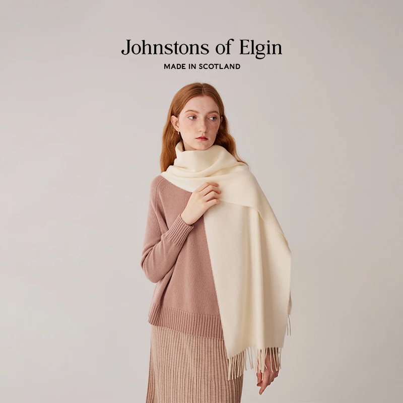 秋冬经典款宽幅羊绒围巾男女礼盒