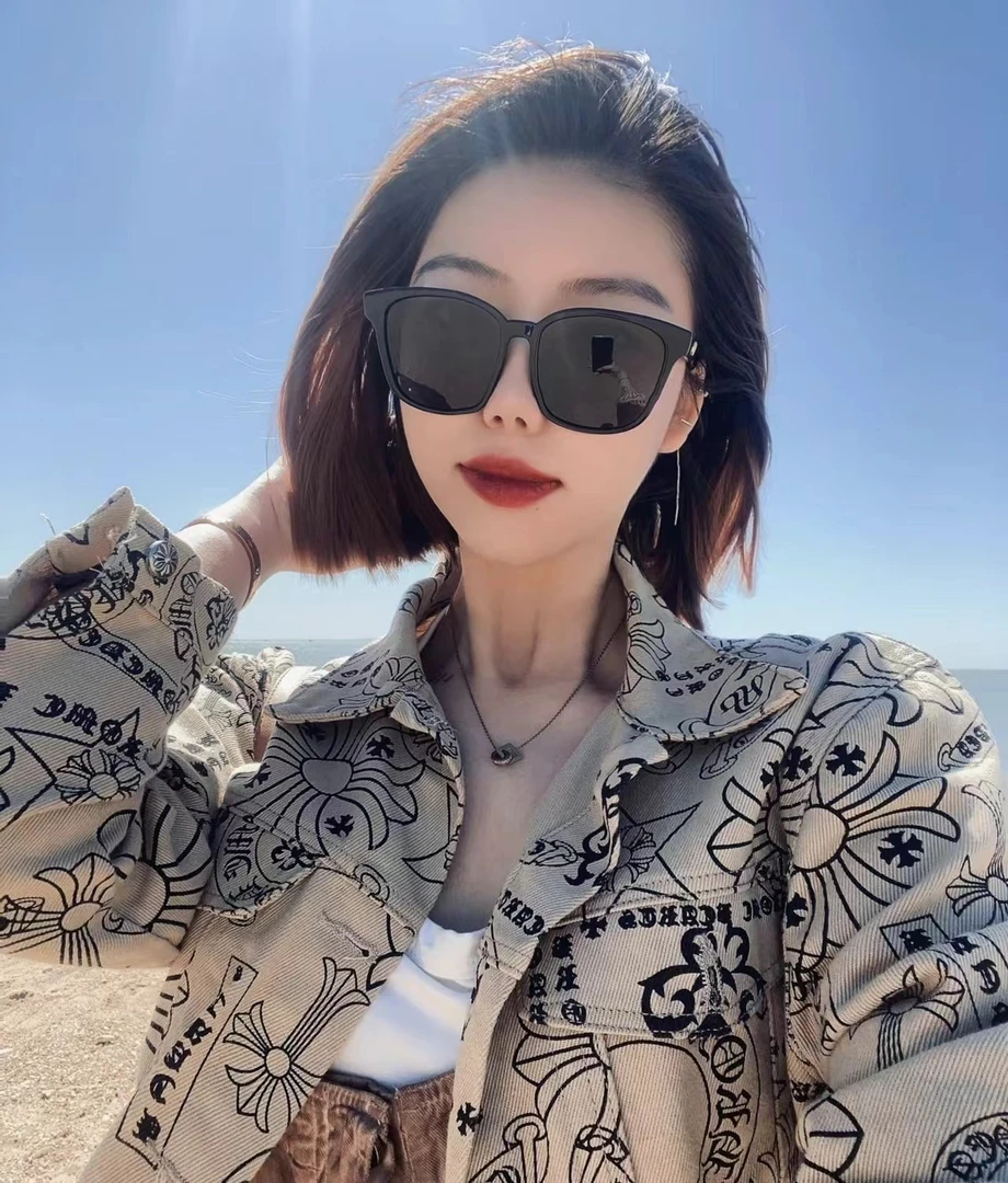 全新未使用 GUCCI/古驰 经典休闲百搭黑色墨镜