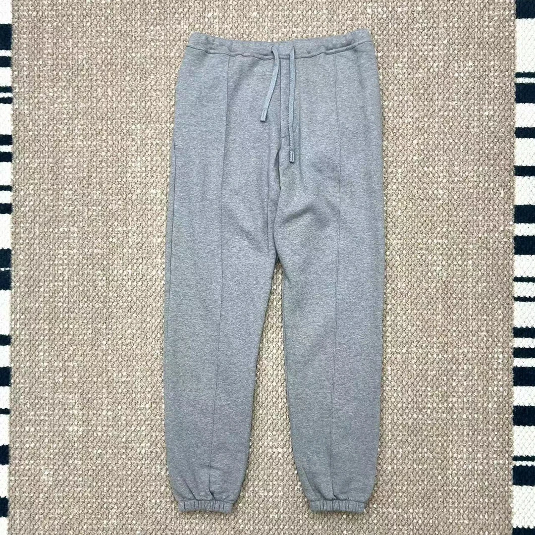 全新未使用 DIOR/迪奥 男士经典灰色休闲加绒百搭爆款卫裤