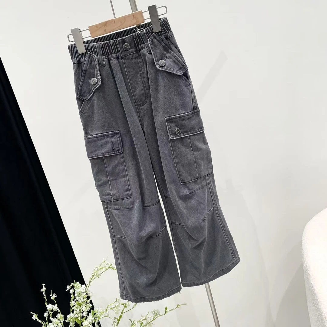 新款不加绒裤子灰色5888