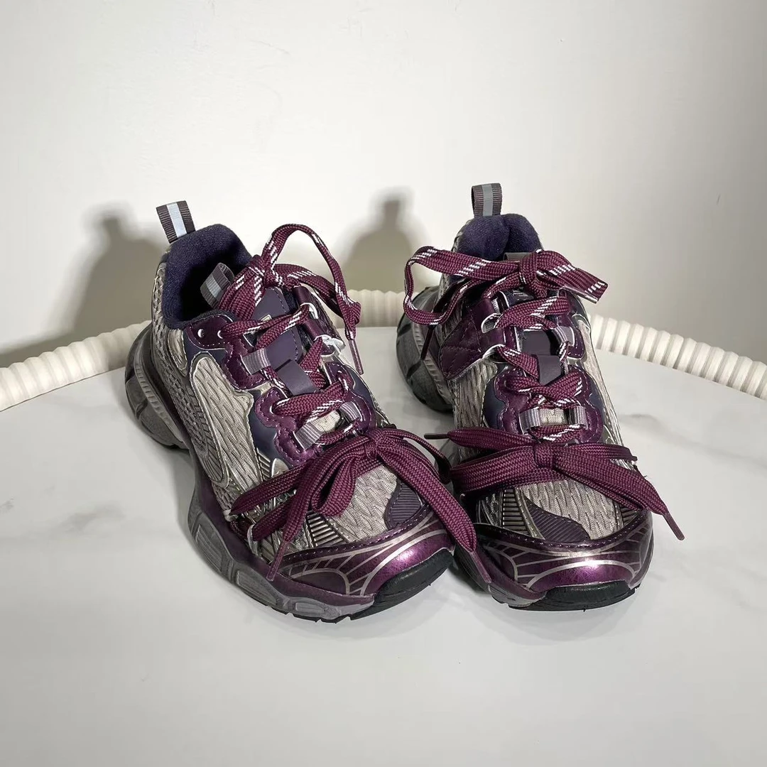 新款薄绒款运动鞋9231紫