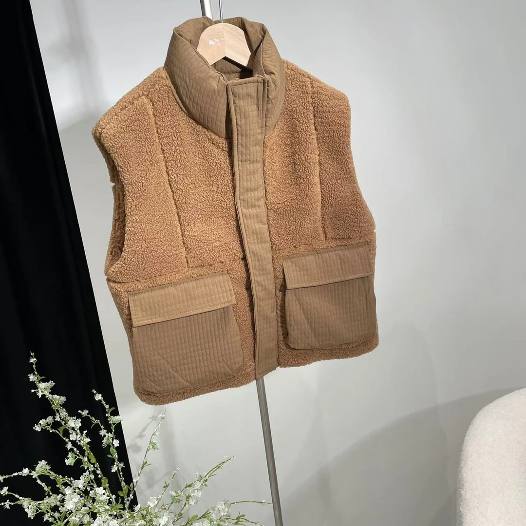 新款马甲焦糖色8532