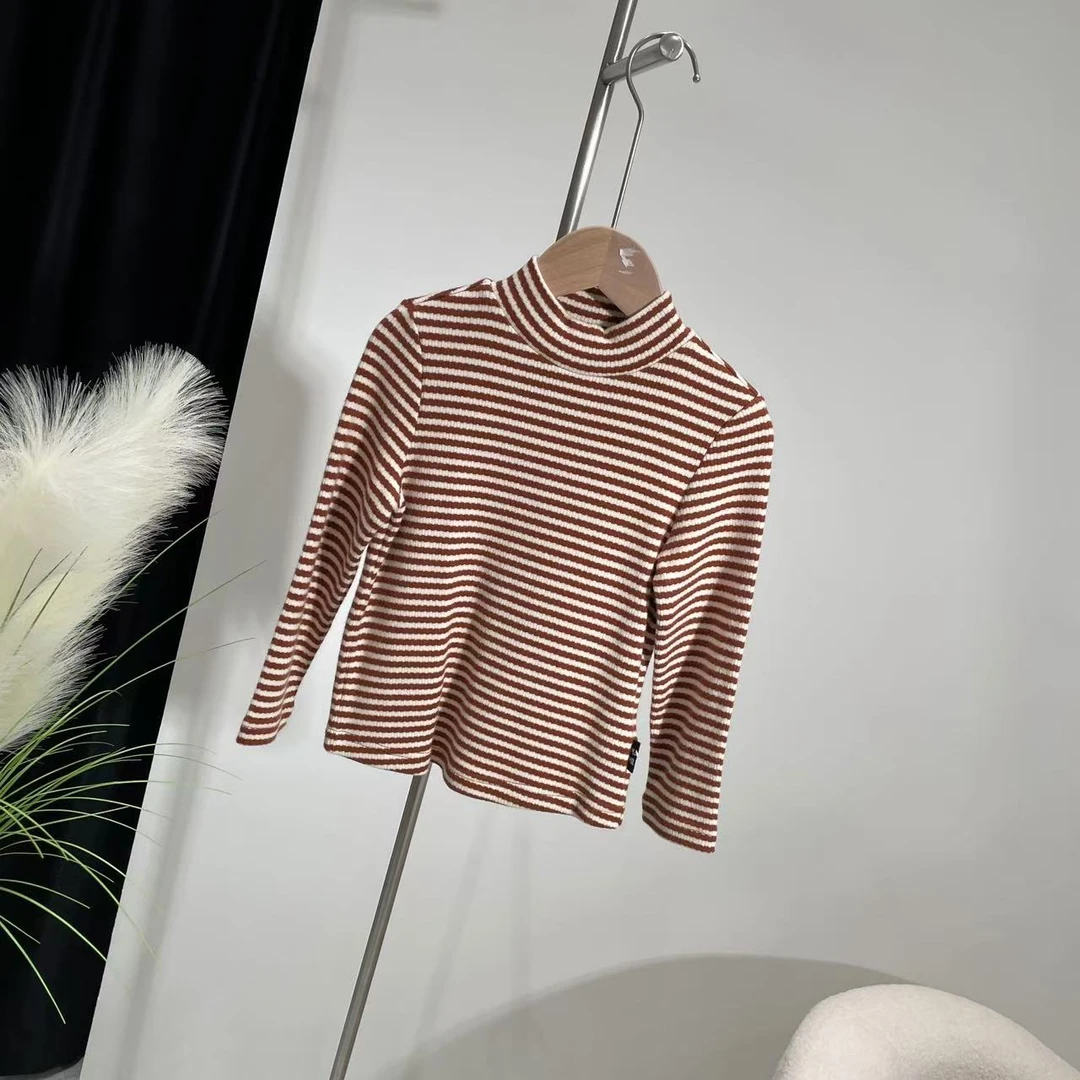 新款咖色款T恤3455