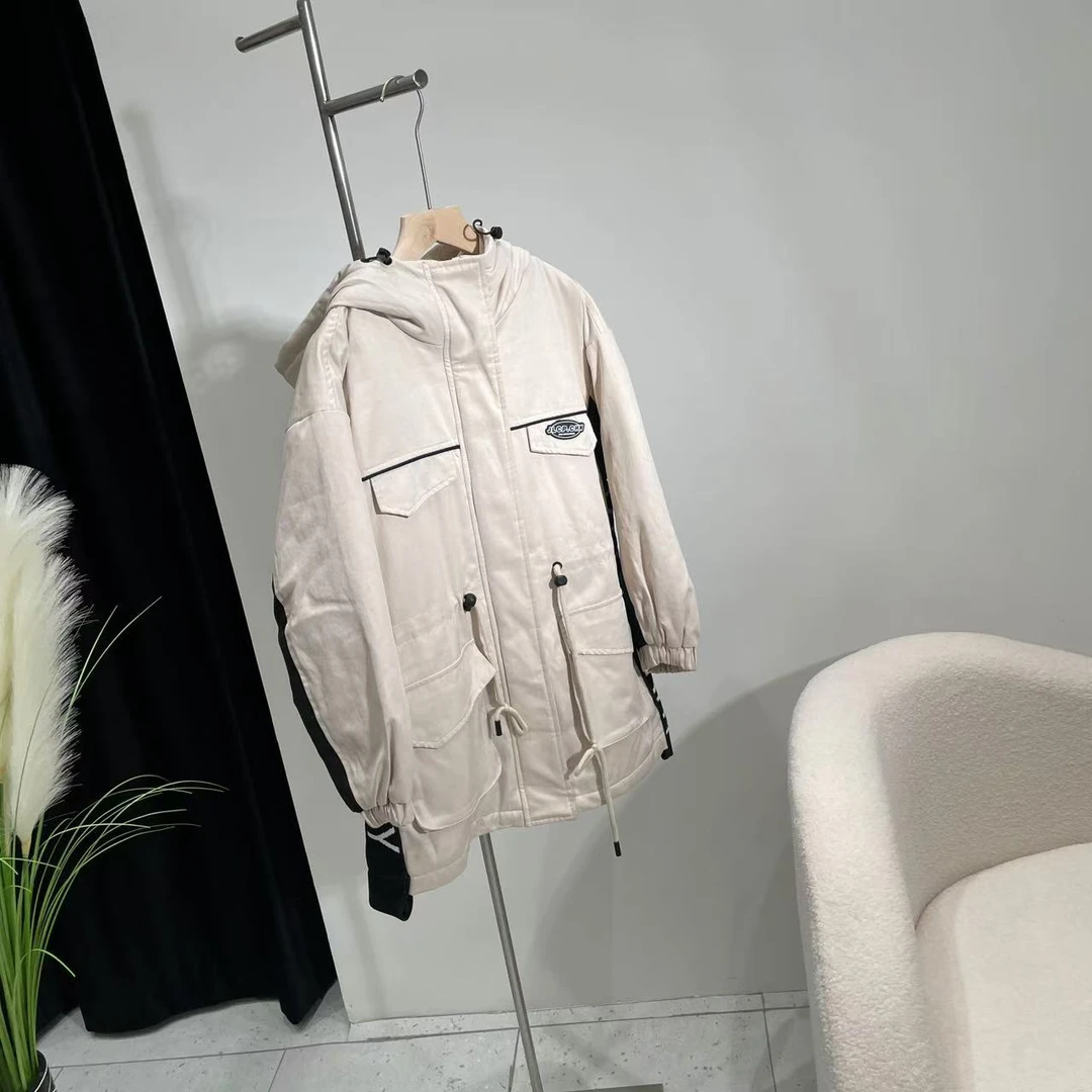 新款棉衣微瑕米色 1108