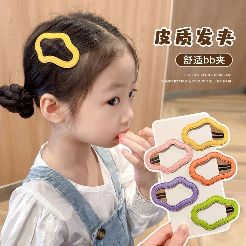 儿童云朵发夹女孩后脑勺刘海碎发BB夹子神器女童新款发卡头饰