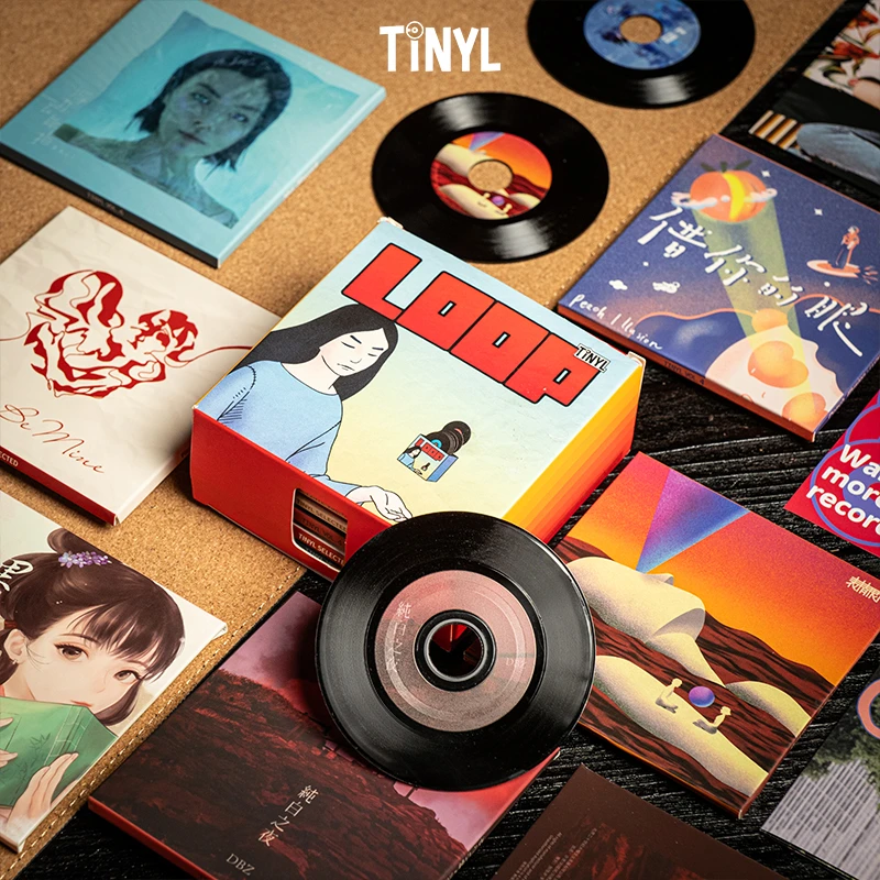TINYL「音樂玩具」迷你黑胶蓝牙唱片黑胶合集精选礼盒