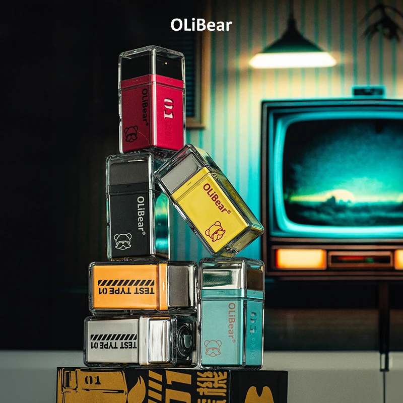 中国「原創設計師品牌」OLiBear 小方砖男士迷你电动防水剃须刀礼盒