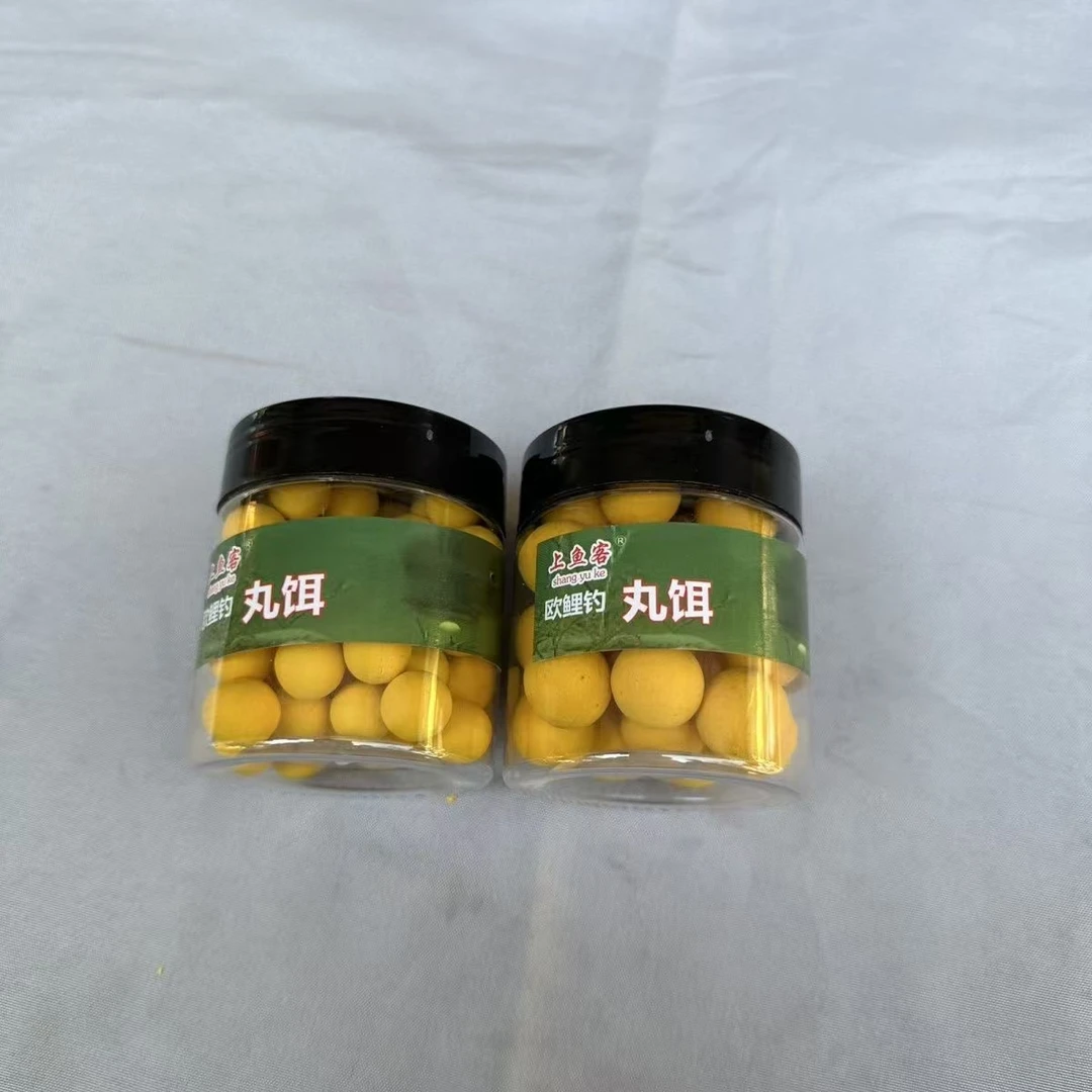 欧鲤钓鱼珠珠球饵浮力丸饵钩组一线一钩反底钓前导线手工精绑子线